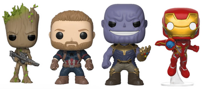 FUNKO POP MARVEL INFINITY WAR 4 PACK 58563