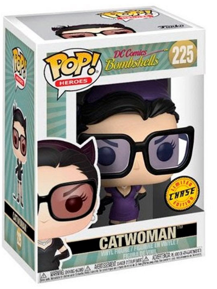 FUNKO POP CHASE HEROES DC COMICS BOMBSHELLS - CATWOMAN 225