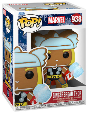 FUNKO POP MARVEL HOLIDAY - GINGERBREAD THOR 938