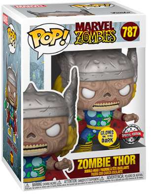 FUNKO POP MARVEL ZOMBIES EXCLUSIVE - THOR 787 (GLOWS IN THE DARK)