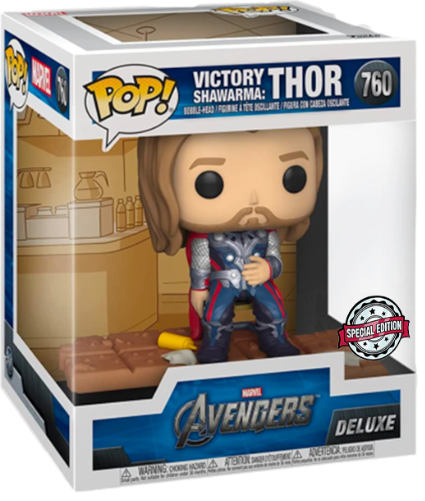 FUNKO POP MARVEL AVENGERS EXCLUSIVE DELUXE - VICTORY SHAWARMA: THOR 760
