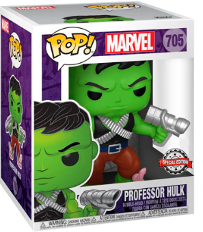 FUNKO POP MARVEL EXCLUSIVE - PROFESSOR HULK 705 (SUPER SIZED 6)