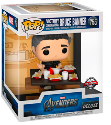 FUNKO POP MARVEL AVENGERS EXCLUSIVE DELUXE - VICTORY SHAWARMA: BRUCE BANNER 755