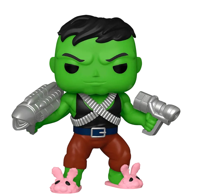 FUNKO POP MARVEL EXCLUSIVE - PROFESSOR HULK 705 (GLOW CHASE) (SUPER SIZED 6;)