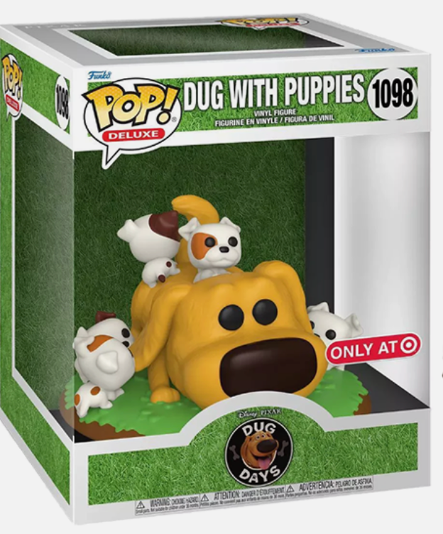 FUNKO POP DISNEY DUG DAYS *DELUXE* DUG W/PUPPIES *EX* 1098