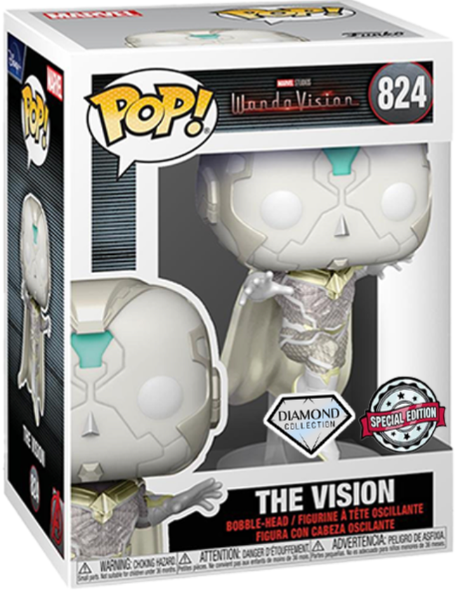 FUNKO POP MARVEL WANDA VISION THE DIAMOND *EX* 824