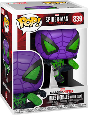 FUNKO POP MARVEL GAMERVERSE SPIDER-MAN - MILES MORALES (PURPLE REIGN) 839