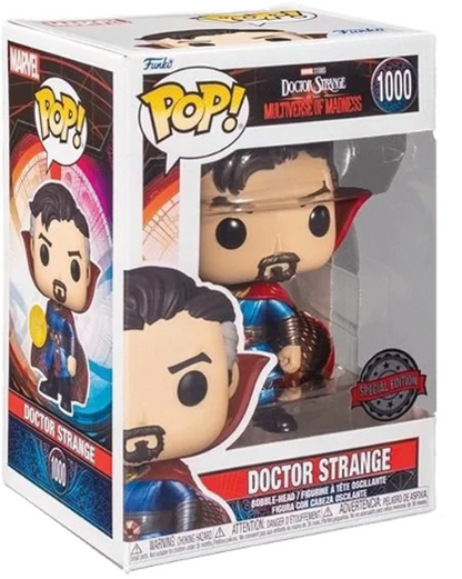 FUNKO POP MARVEL DOCTOR STRANGE IN THE MULTIVERSE OF MADNESS EXCLUSIVE - DOCTOR STRANGE 1000 (METALLIC)