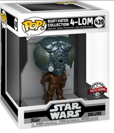 FUNKO POP STAR WARS BOUNTY HUNTERS - 4-LOM 439 (DELUXE)
