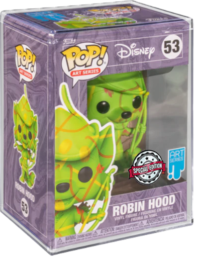 FUNKO POP DISNEY ART SERIES EXCLUSIVE - ROBIN HOOD 53 (NÃO INCLUSO PROTETOR ACRÍLICO)