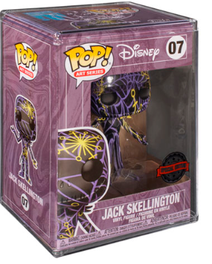 FUNKO POP DISNEY ART SERIES EXCLUSIVE - JACK SKELLINGTON 07 ( NÃO ACOMPANHA PROTETOR ACRÍLICO)