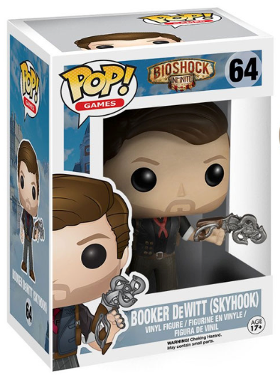 FUNKO POP GAMES BIOSHOCK - BOOKER DEW SKYHOOK 64