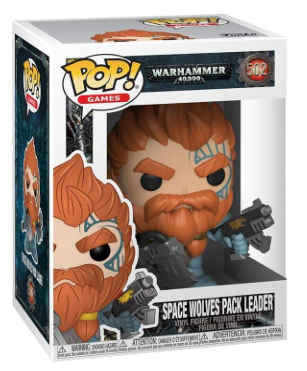 FUNKO POP GAMES WARHAMMER 40K - SPACE WOLVES PACK LEADER 502