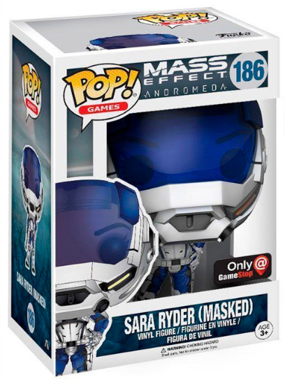 FUNKO POP GAMES MASS EFFECT - EXCLUSIVE - SARA RYDER (MASKED) 186
