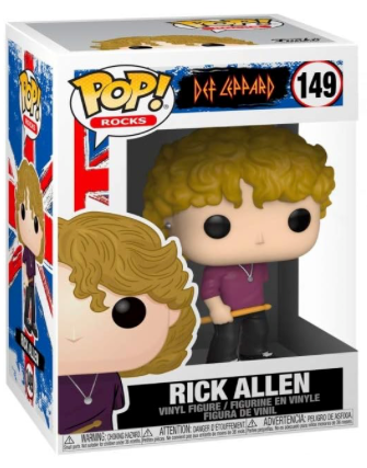 FUNKO POP ROCKS DEF LEPPARD - RICK ALLEN 149