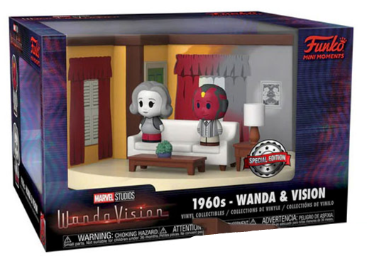 FUNKO POP MINI MOMENTS MARVEL WANDAVISION - 1960S WANDA & VISION (2 PACK)