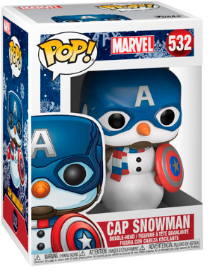 FUNKO POP MARVEL HOLIDAY - CAPTAIN AMERICA SNOWMAN 532
