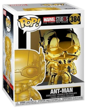 FUNKO POP MARVEL THE FIRST TEN YEARS (CHROME GOLD) - ANT-MAN 384