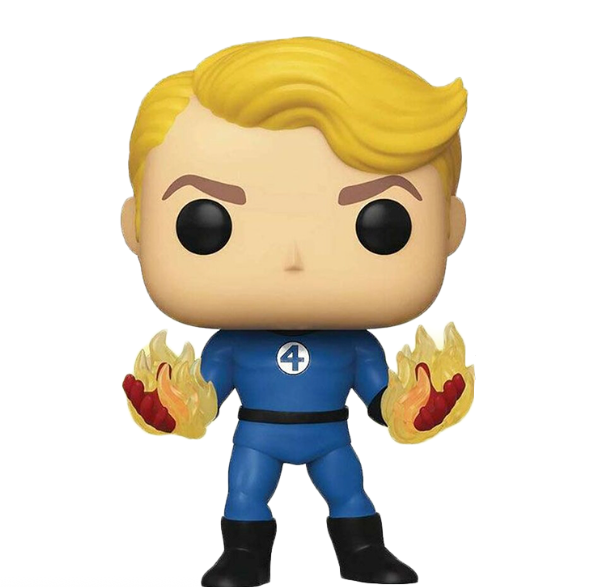 FUNKO POP MARVEL FANTASTIC FOUR EXCLUSIVE - HUMAN TORCH (GLOWS IN THE DARK) 568