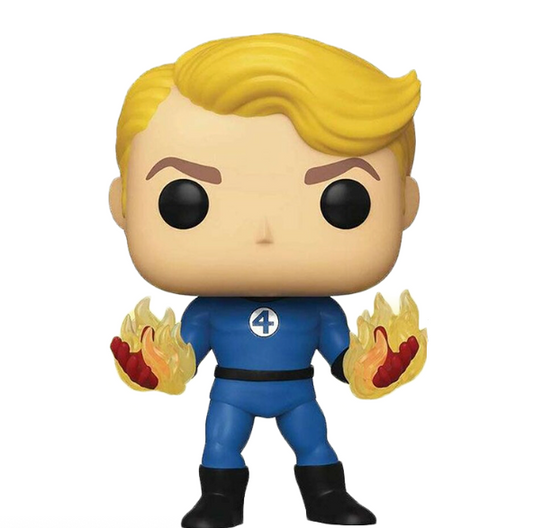 FUNKO POP MARVEL FANTASTIC FOUR EXCLUSIVE - HUMAN TORCH (GLOWS IN THE DARK) 568