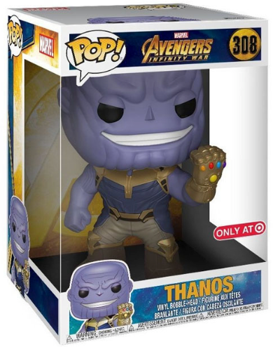 FUNKO POP MARVEL AVENGERS INFINITY WAR - *SUPER SIZED 10* THANOS 308