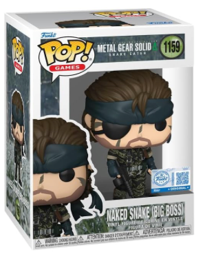 FUNKO POP GAMES METAL GEAR SOLID - NAKED SNAKE (BIG BOSS) 1159