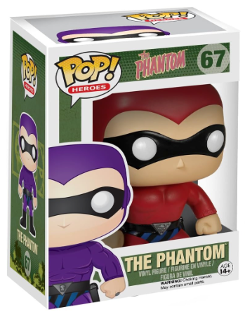 FUNKO POP MOVIES THE PHANTOM EXCLUSIVE - THE PHANTOM (RED) 67