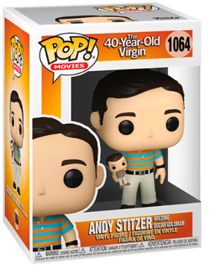 FUNKO POP THE 40-YEAR-OLD VIRGIN - ANDY STITZER HOLDING STEVE AUSTIN 1064