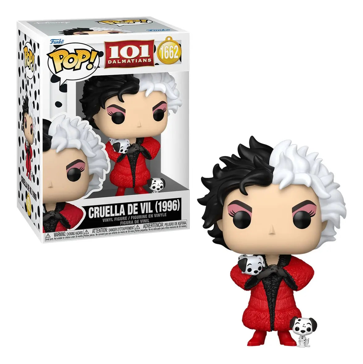 FUNKO POP 101 DALMATIANS - CRUELLA DE VIL (1996) 1662