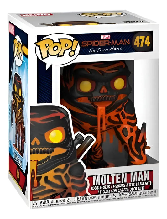 FUNKO POP MARVEL SPIDER-MAN FAR FROM HOME - MOLTEN MAN 474