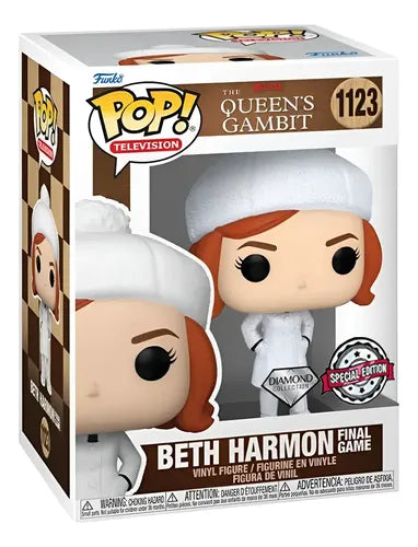 FUNKO POP THE QUEENS GAMBIT EXCLUSIVE - BETH HARMON 1123 (DIAMOND COLLECTION)