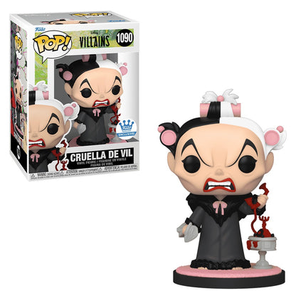 FUNKO POP DISNEY VILLAINS CRUELLA DE VIL HOLDING PHONE *EX* 1090
