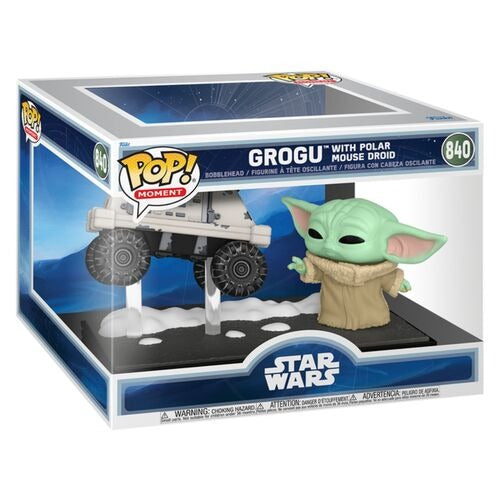 FUNKO POP STAR WARS - GROGU WITH POLAR MOUSE DROID 840