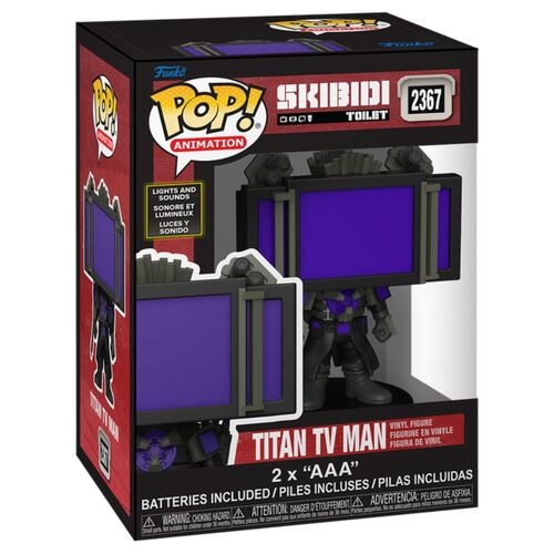 FUNKO POP ANIMATION SKIBIDI TOILET - TITAN TV MAN 2367