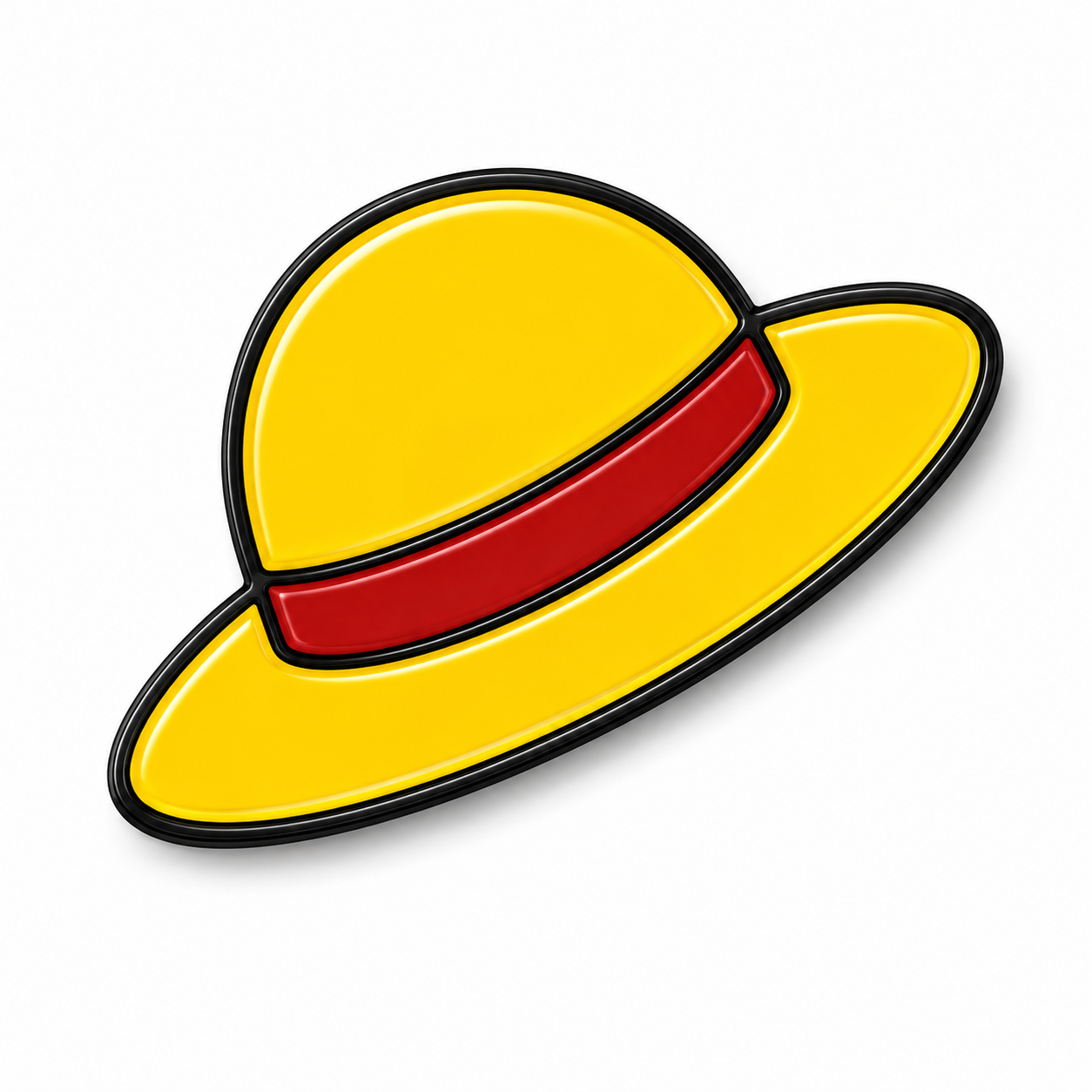Pop Pin Magnético - Chapéu de Palha Luffy One Piece