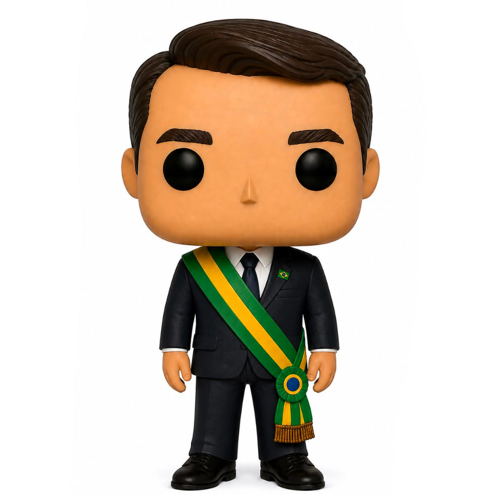 Flávio Bolsonaro Personalizado em 3D Estilo Pop