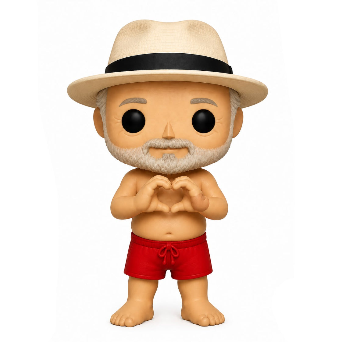 Lula De Chapéu Personalizado em 3D Estilo Pop