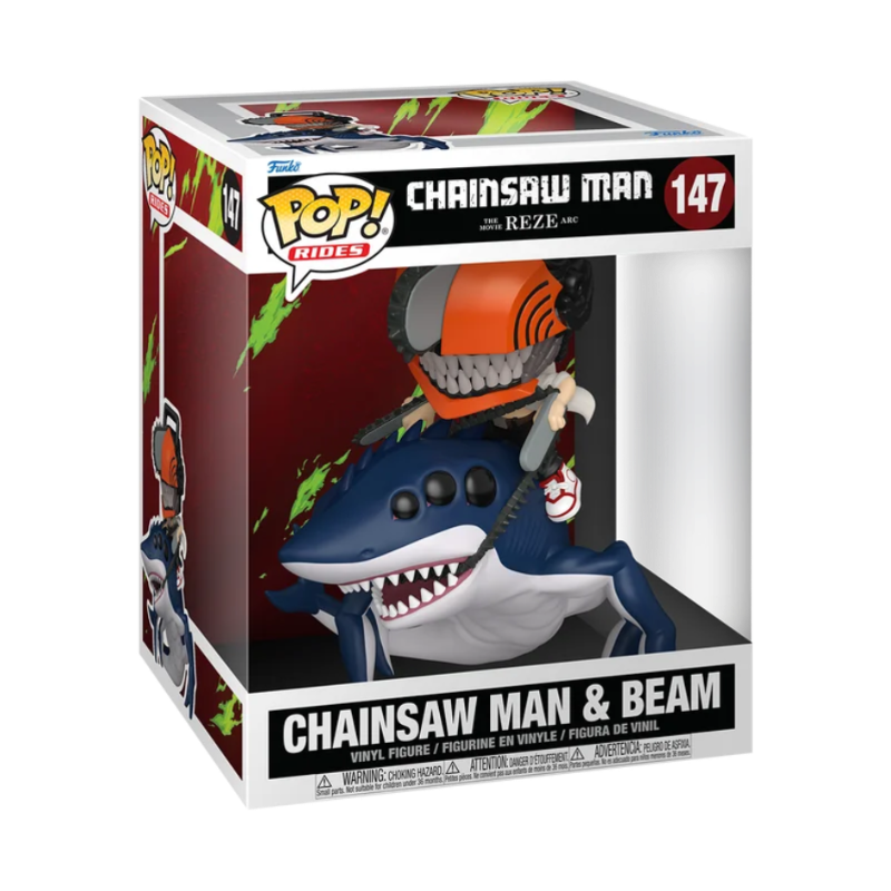 FUNKO POP ANIMATION CHAINSAW MAN - CHAINSAW MAN & BEAM 147