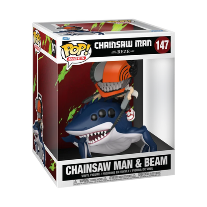FUNKO POP ANIMATION CHAINSAW MAN - CHAINSAW MAN & BEAM 147