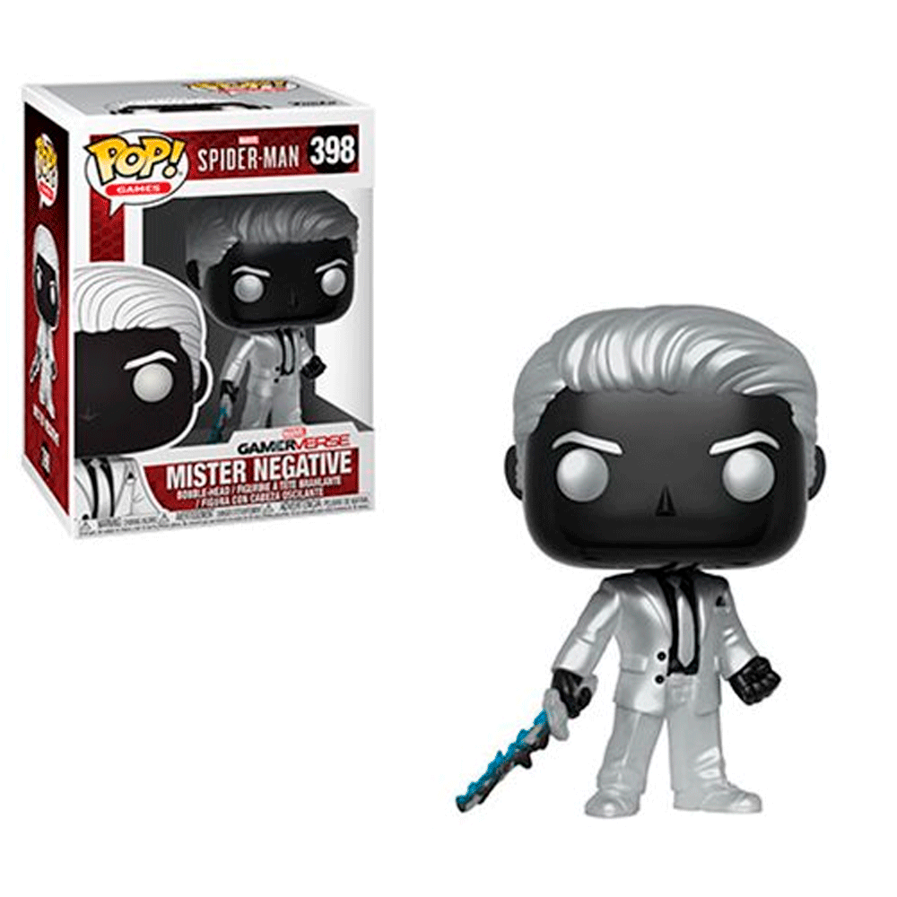FUNKO POP GAMES MARVEL SPIDER-MAN PS4 - MISTER NEGATIVE 398
