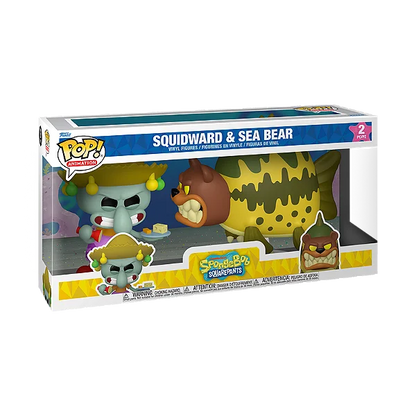 FUNKO POP TV SPONGEBOB - SQUIDWARD & SEA BEAR 2 PACK