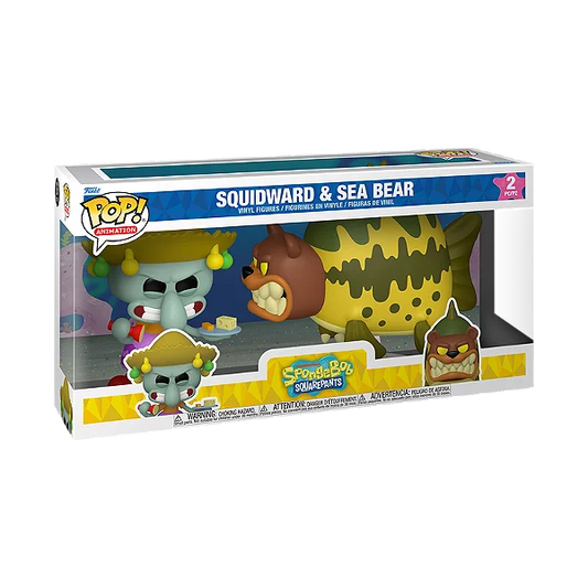 FUNKO POP TV SPONGEBOB - SQUIDWARD & SEA BEAR 2 PACK