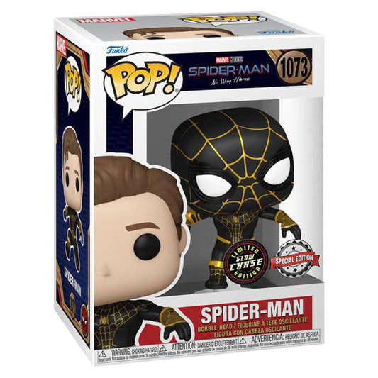 FUNKO CHASE MARVEL SPIDER-MAN NO WAY SPIDER-MAN BLACK/GOLD 1073