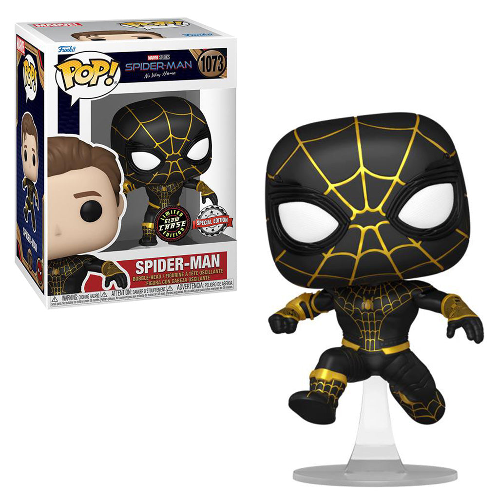 FUNKO CHASE MARVEL SPIDER-MAN NO WAY SPIDER-MAN BLACK/GOLD 1073