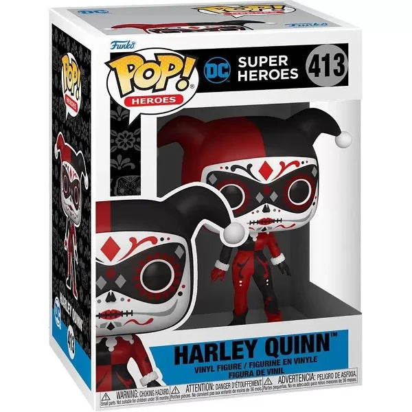 FUNKO POP HEROES DIA DE LOS DC HARLEY QUINN 413