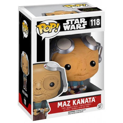 FUNKO POP STAR WARS MAZ KANATA 118