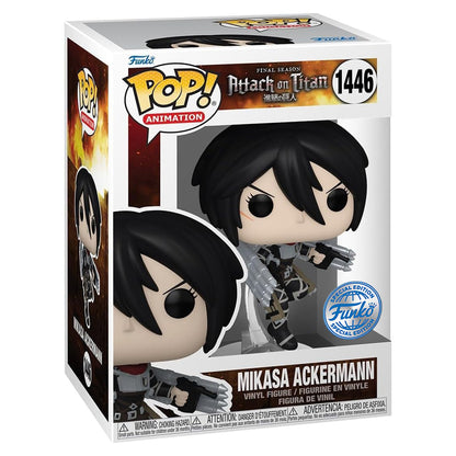 FUNKO POP ANIMATION ATTACK ON TITAN EXCLUSIVE - MIKASA ACKERMAN 1446