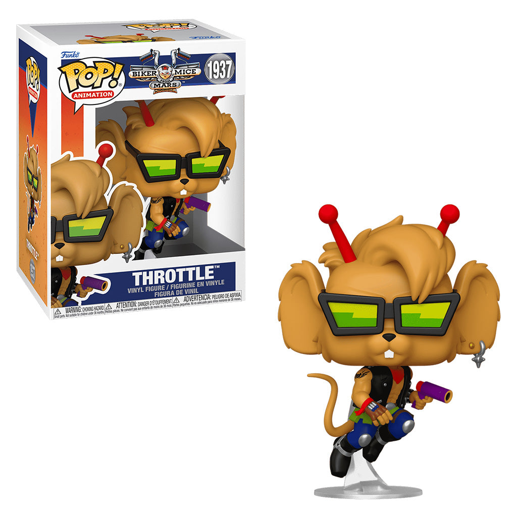 FUNKO POP ANIMATION BIKER MICE FROM MARS - THROTTLE 1937