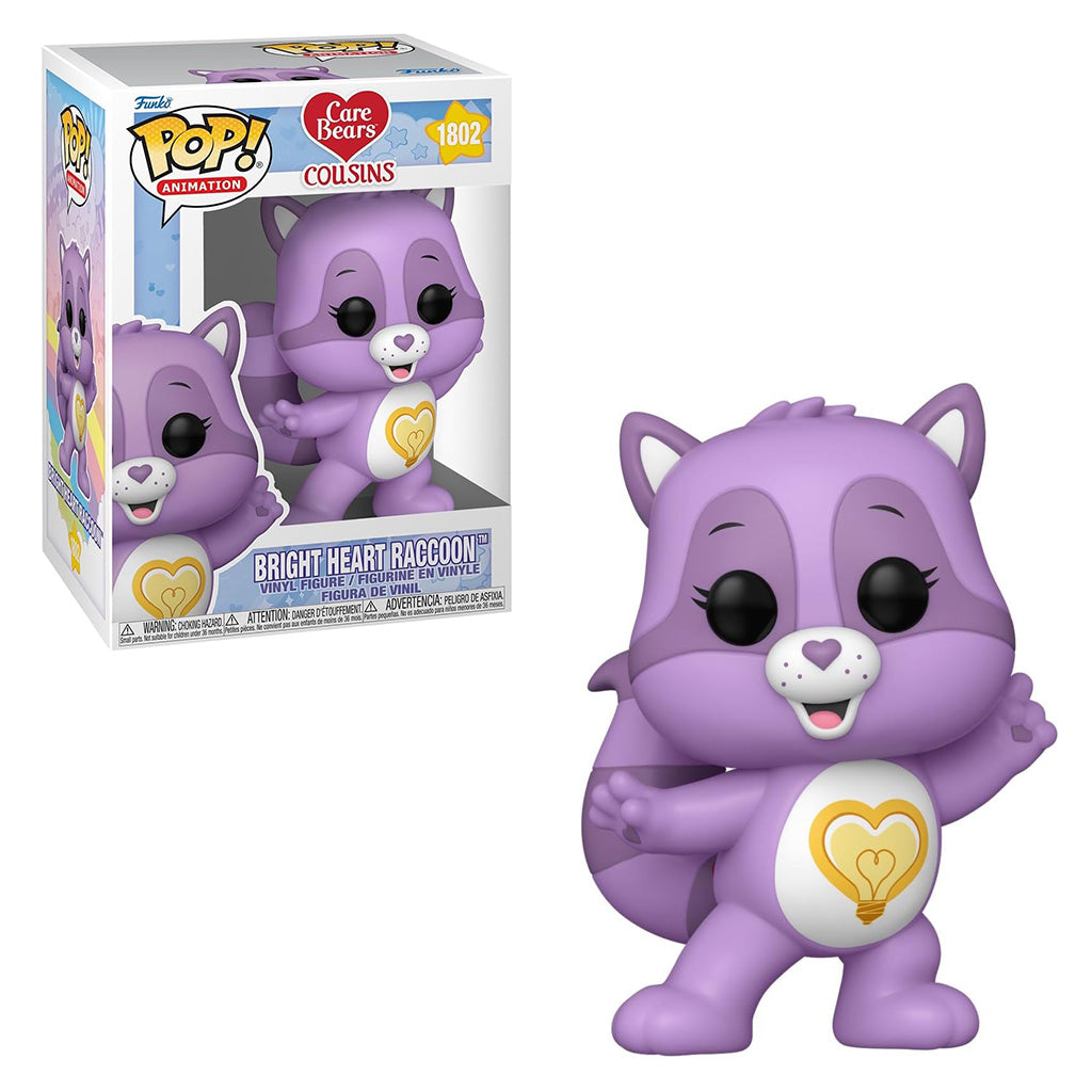 FUNKO POP ANIMATION CARE BEARS COUSINS - BRIGHT HEART RACCOON 1802
