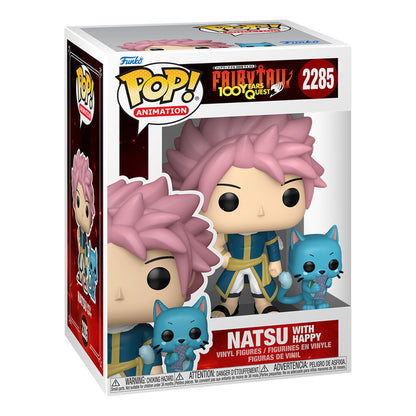 FUNKO POP ANIMATION FAIRY TAIL 100 YEARS QUEST - NATSU WITH HAPPY 2285